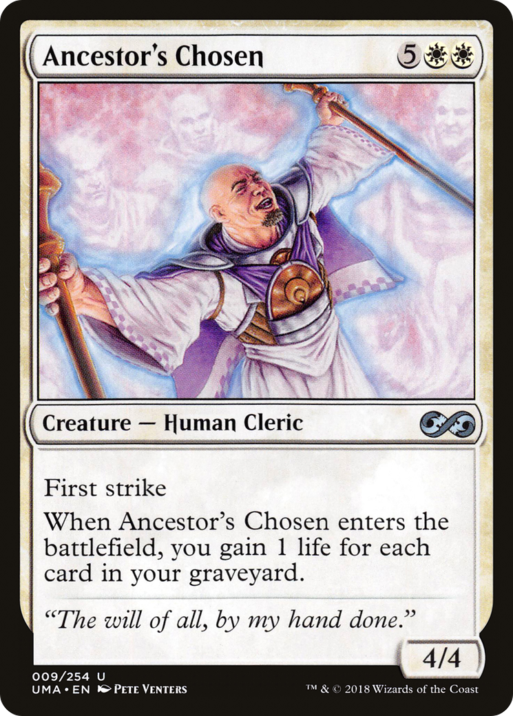 Ancestor's Chosen (UMA-009) [Ultimate Masters] Foil