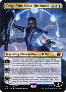 Teferi, Who Slows the Sunset (Borderless) (MID-280) (Borderless) [Innistrad: Midnight Hunt]