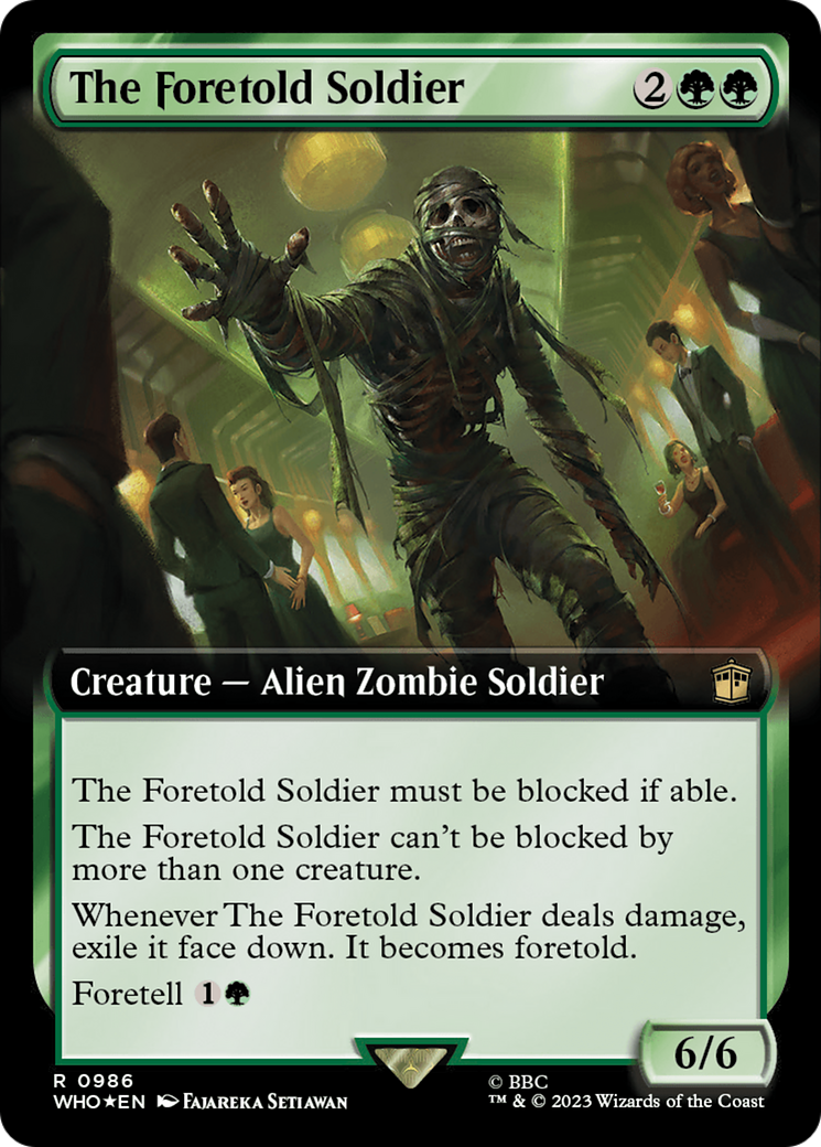 The Foretold Soldier (WHO-986) [Doctor Who]: (Extended Art) Foil