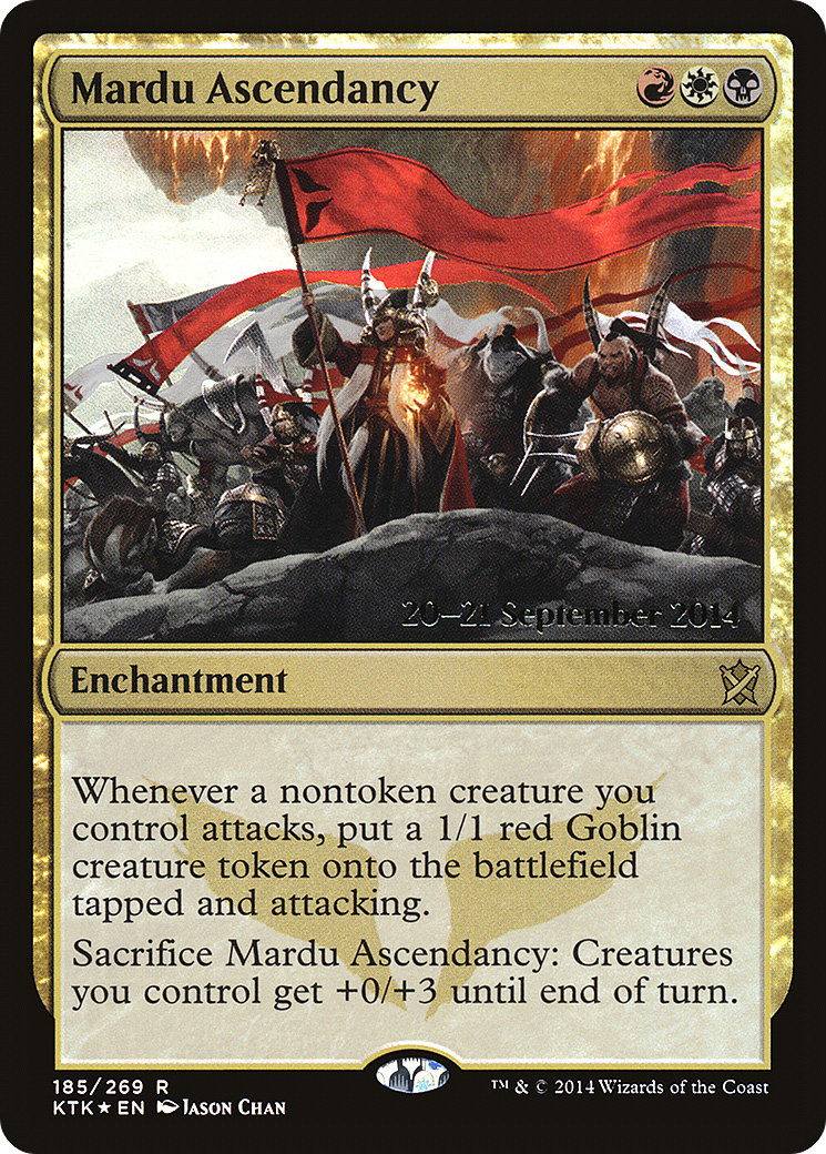 Mardu Ascendancy (PRE-185S) [Khans of Tarkir Promos] Foil