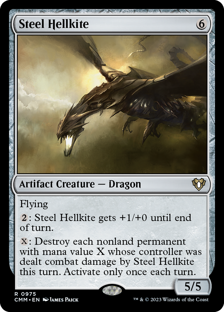 Steel Hellkite (CMM-975) [Commander Masters]