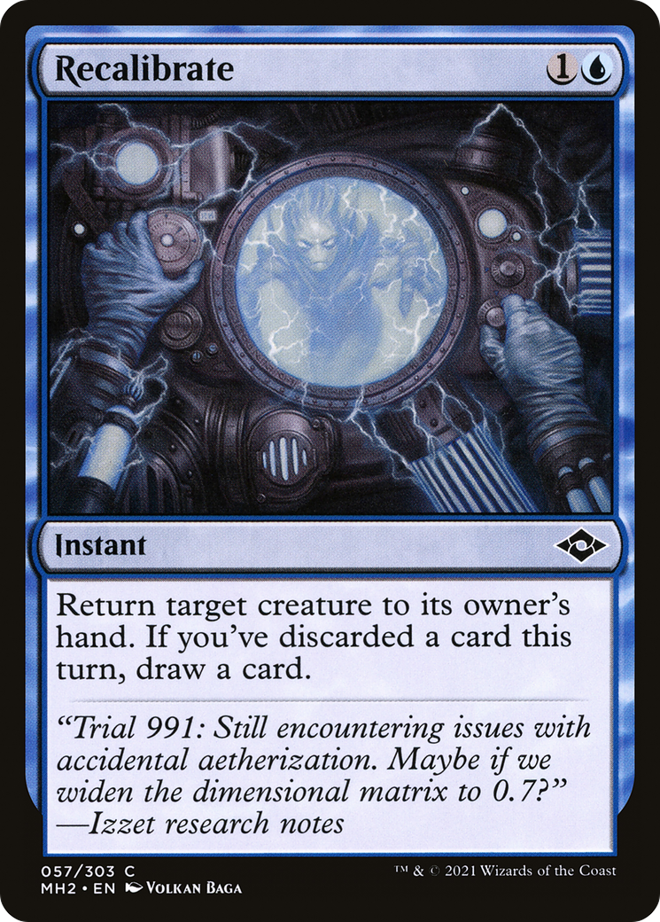 Recalibrate (MH2-057) [Modern Horizons 2] Foil