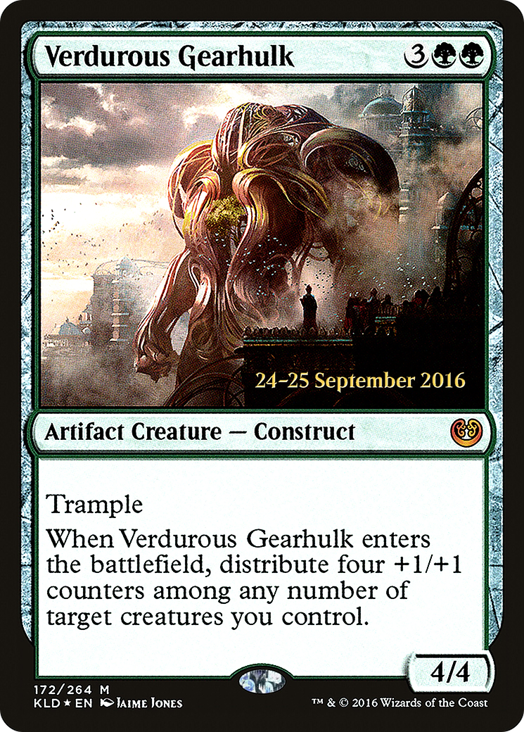 Verdurous Gearhulk (PRE-172S) [Kaladesh Promos] Foil