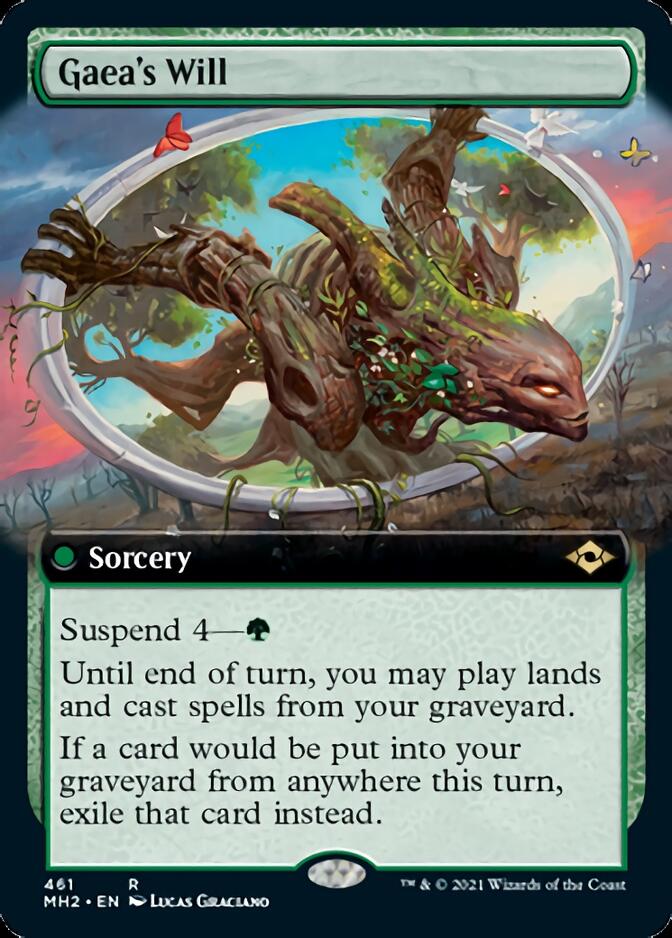 Gaea's Will (MH2-461) [Modern Horizons 2]: (Extended Art) Foil