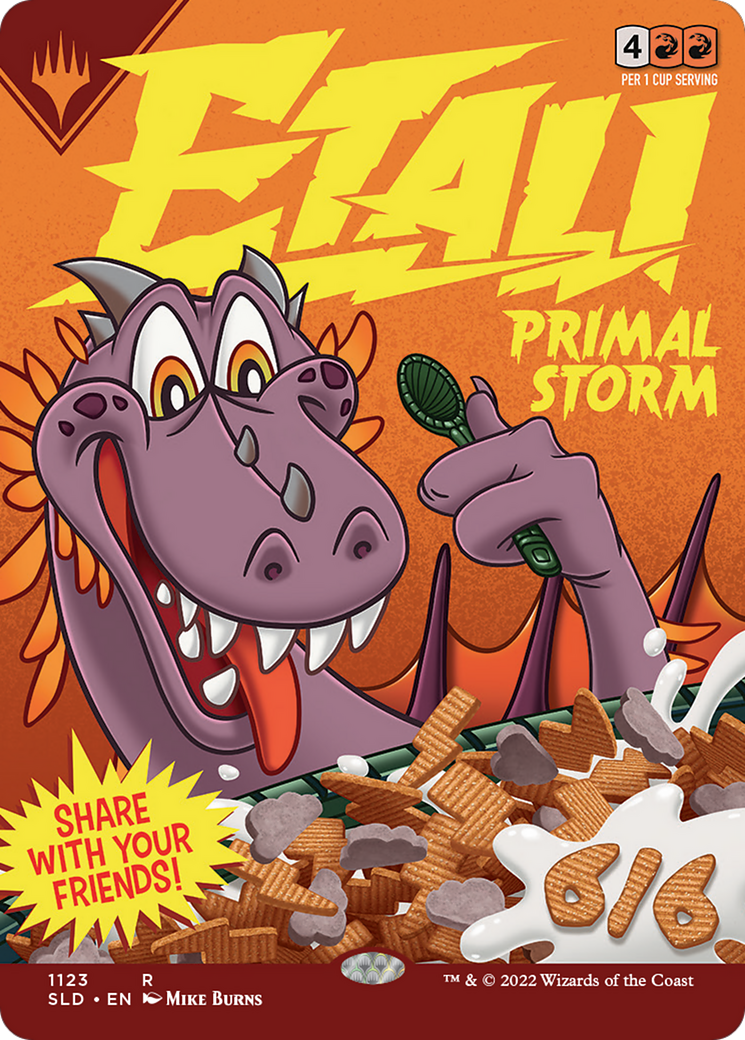 Etali, Primal Storm // Etali, Primal Storm (SLD-1123) [Secret Lair Drop] (Borderless)