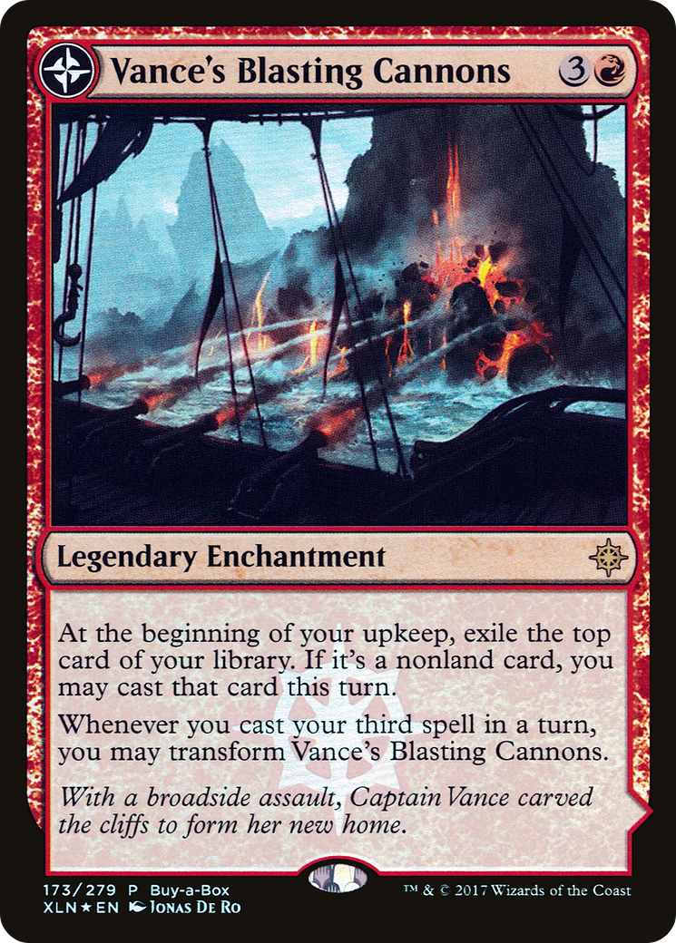 Vance's Blasting Cannons (BABP-173) [XLN Treasure Chest] Foil