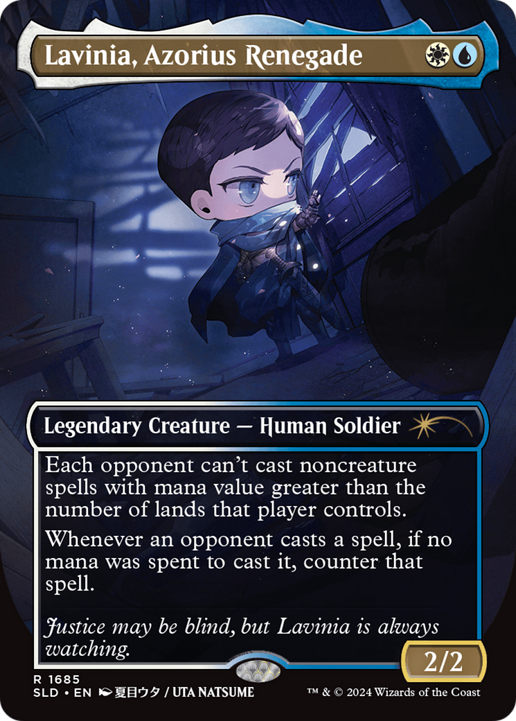 Lavinia, Azorius Renegade (SLD-1685) [Secret Lair Drop] (Borderless) Foil