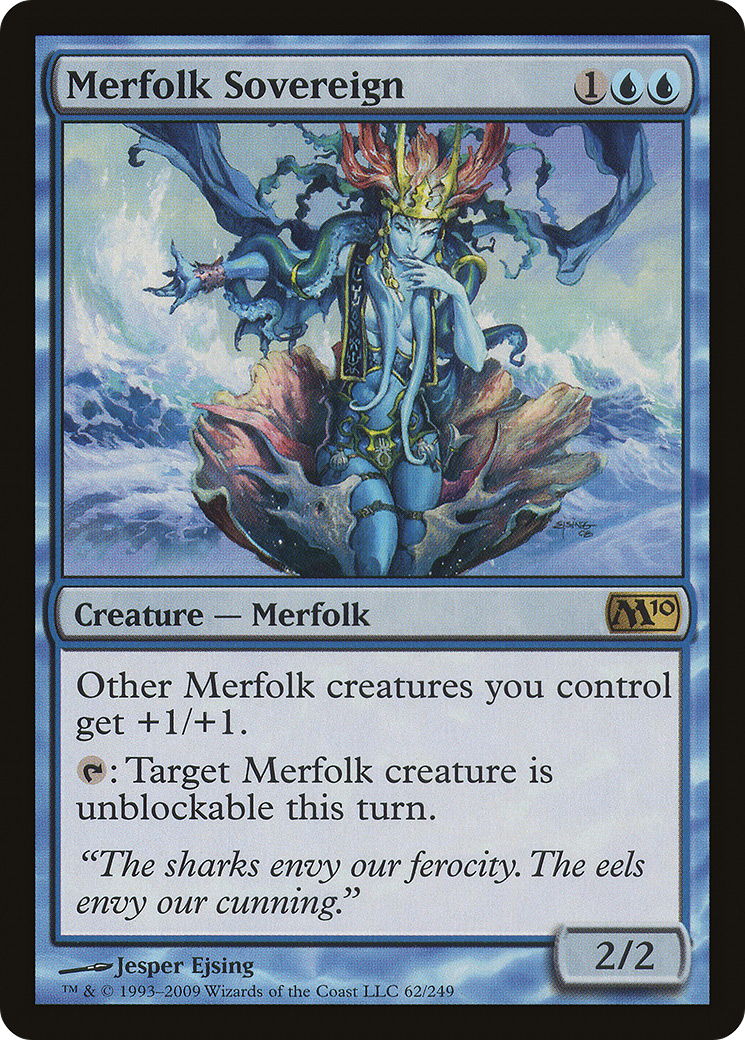 Merfolk Sovereign (M10-062) [Magic 2010] Foil