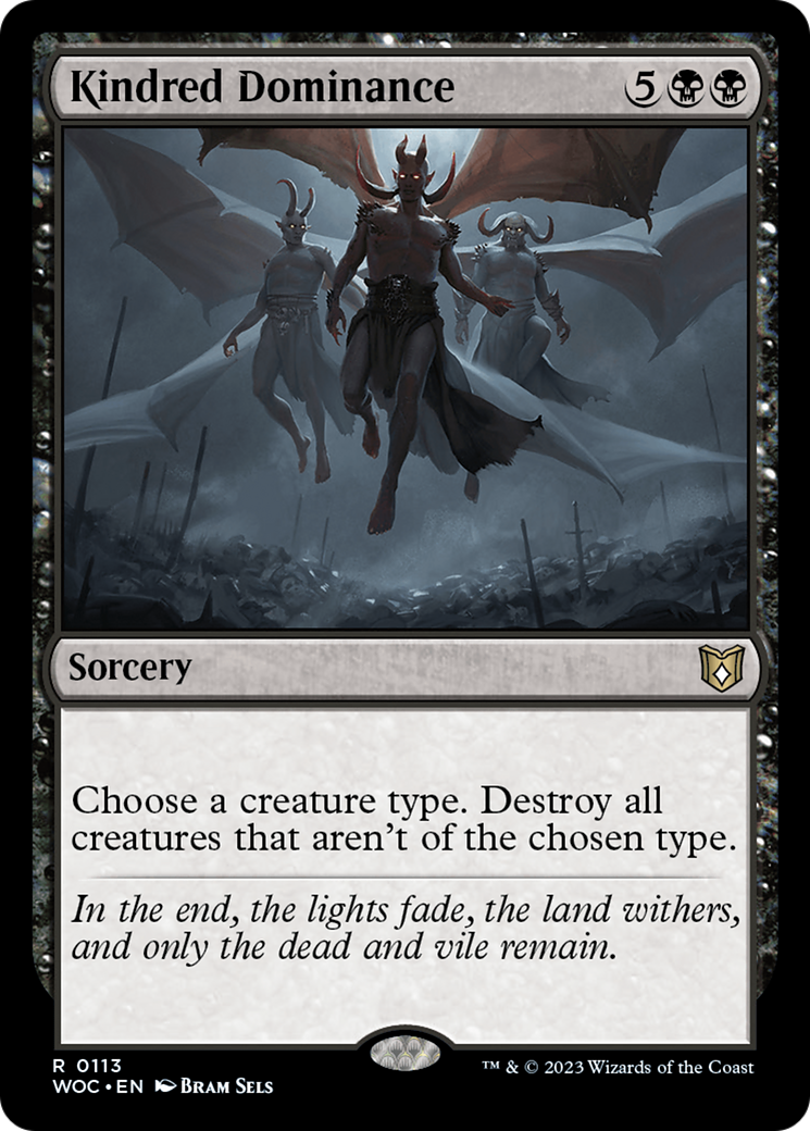 Kindred Dominance (WOC-113) [Wilds of Eldraine Commander]