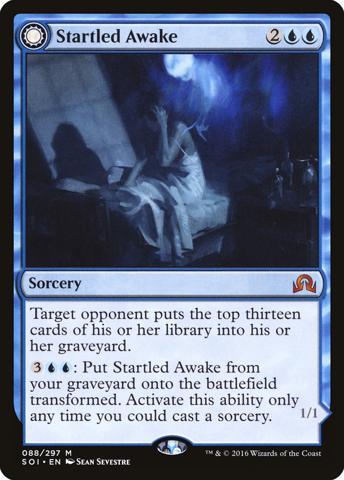 Startled Awake // Persistent Nightmare (SOI-088) [Shadows over Innistrad]: (Double Faced Transform) Foil