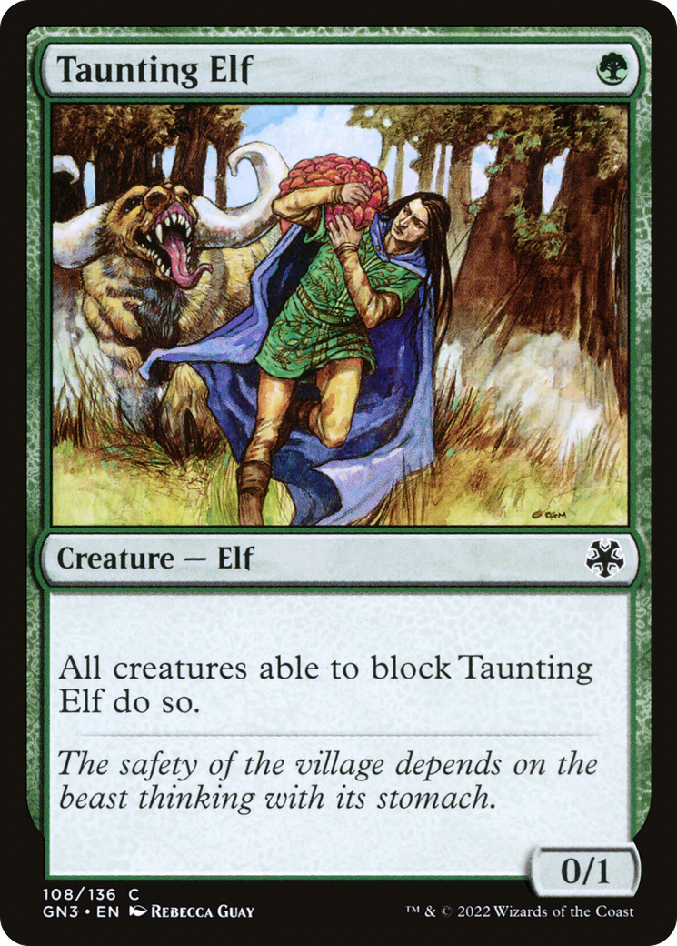 Taunting Elf (GN3-108) [Game Night: Free-for-All]