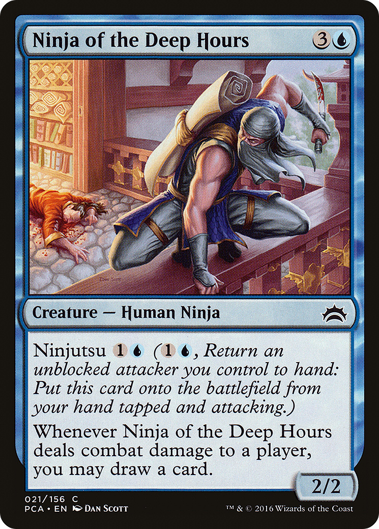 Ninja of the Deep Hours (PCA-021) [Planechase Anthology]
