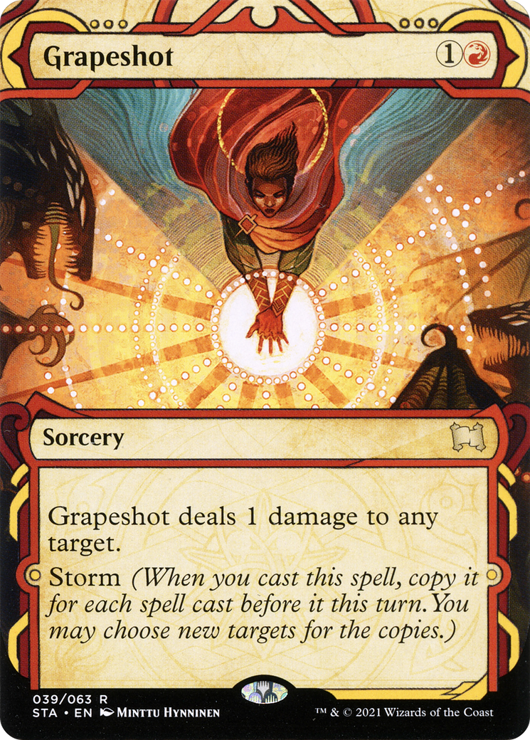 Grapeshot (STA-039) [Strixhaven Mystical Archive]: (Showcase) (Borderless) Foil
