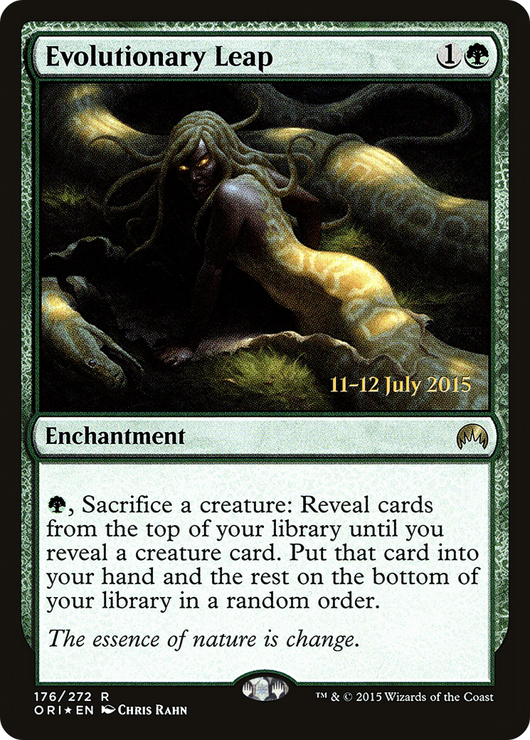 Evolutionary Leap (PRE-176S) [Magic Origins Promos] Foil