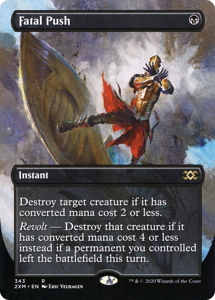 Fatal Push (Borderless) (2XM-343) (Borderless) [Double Masters] Foil