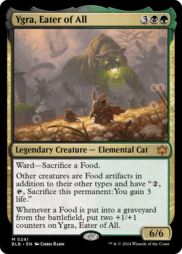 Ygra, Eater of All (BLB-241) [Bloomburrow] Foil