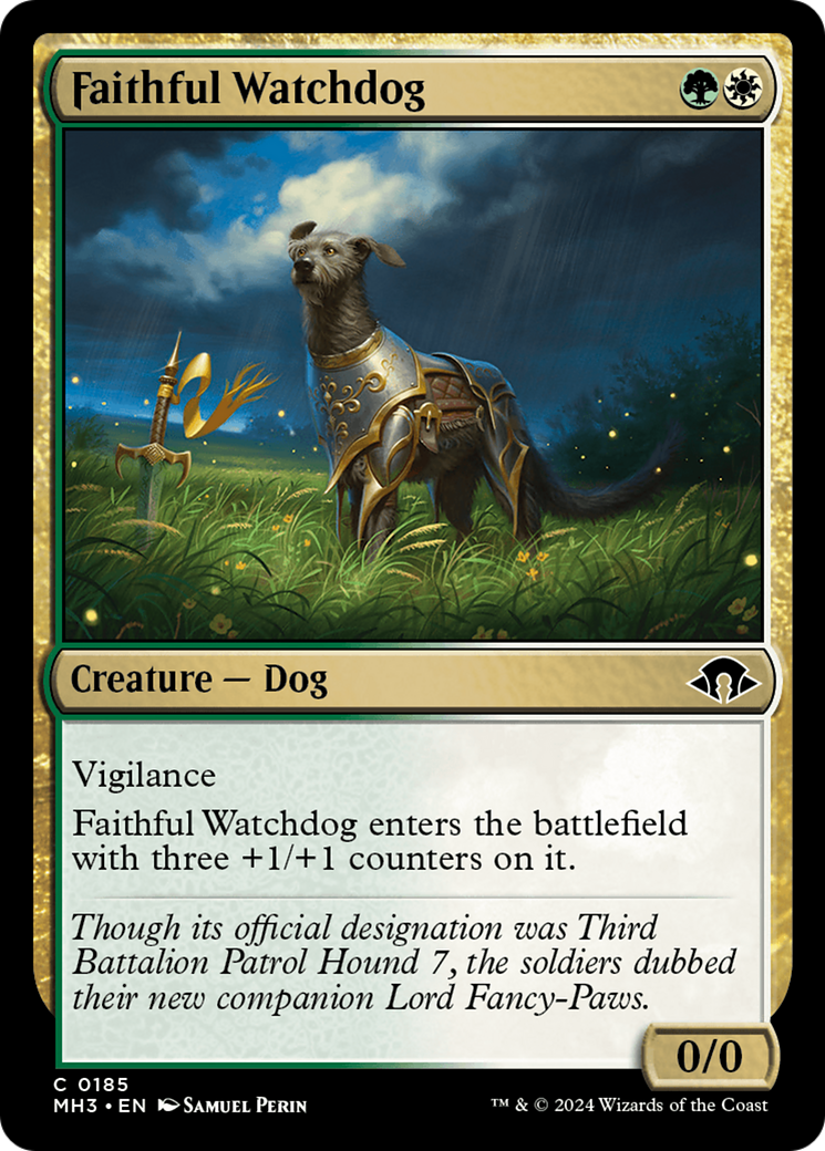 Faithful Watchdog (MH3-185) [Modern Horizons 3] Foil
