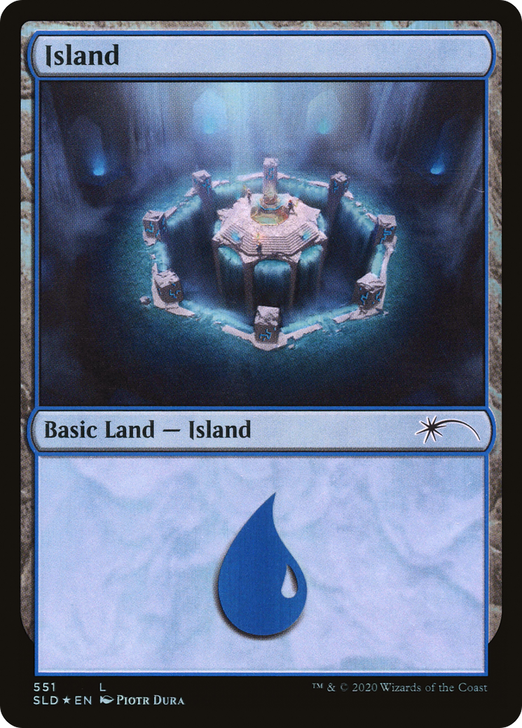 Island (SLD-551) [Secret Lair Drop] Foil