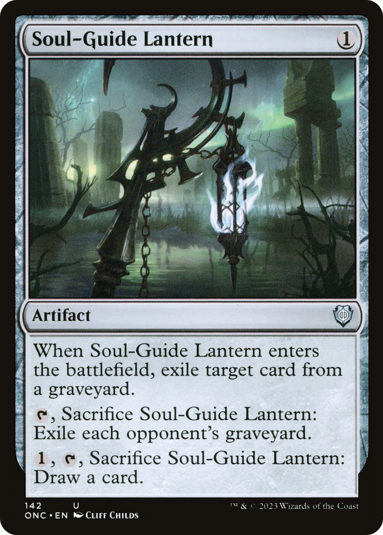 Soul-Guide Lantern (ONC-142) [Phyrexia: All Will Be One Commander]