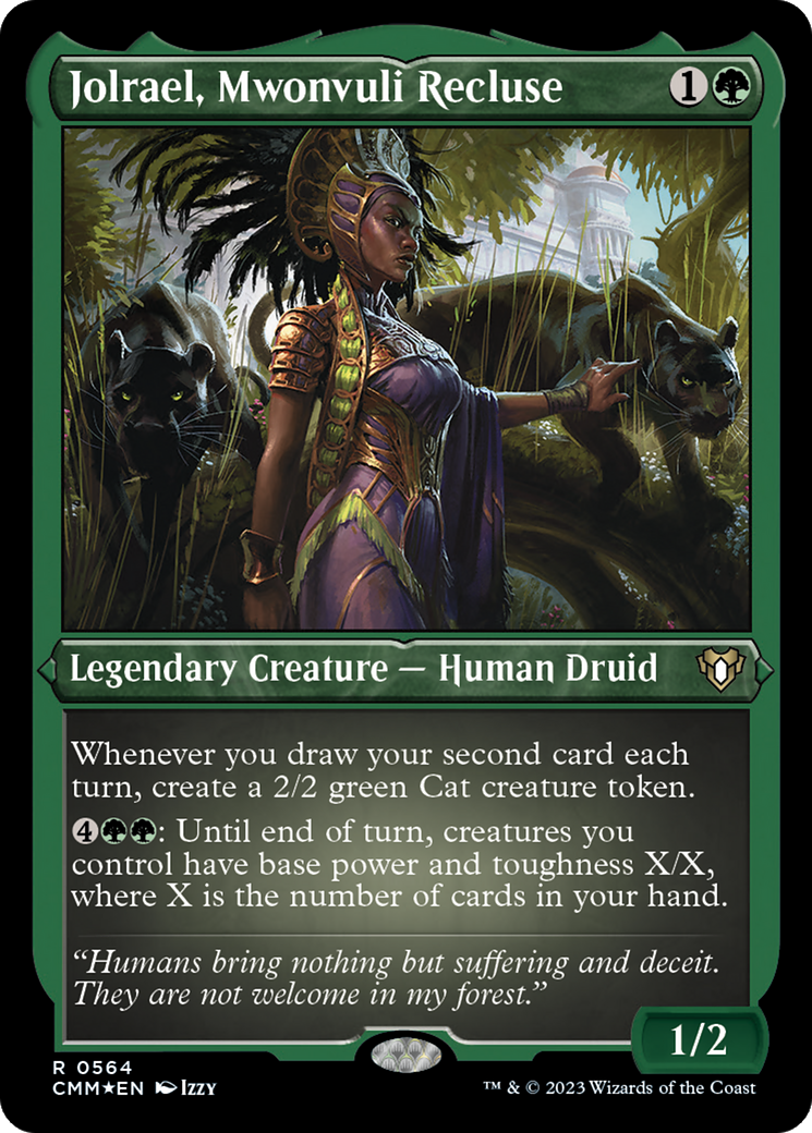 Jolrael, Mwonvuli Recluse (CMM-564) [Commander Masters] Etched Foil
