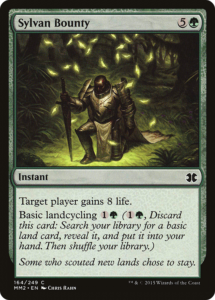 Sylvan Bounty (MM2-164) [Modern Masters 2015] Foil