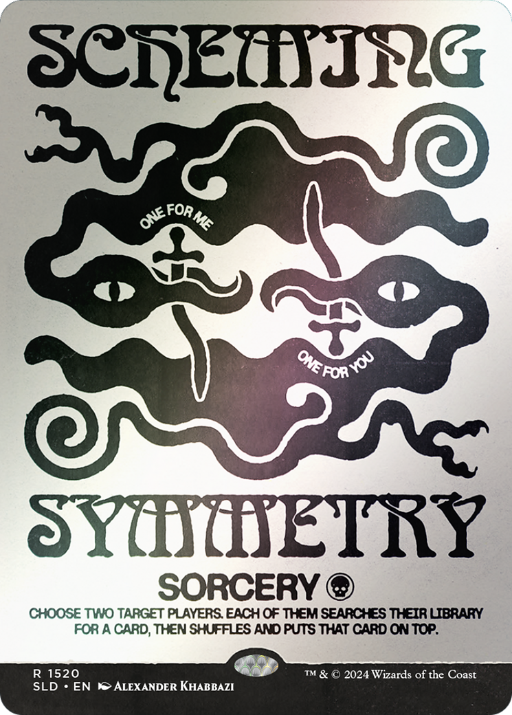 Scheming Symmetry (SLD-1520★) [Secret Lair Drop] (Borderless) Foil