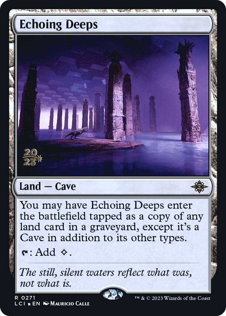 Echoing Deeps (PRE-271S) [The Lost Caverns of Ixalan Promos] Foil