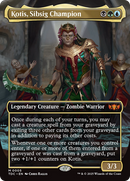 Kotis, Sibsig Champion (TDC-005) [Commander: Tarkir: Dragonstorm] (Borderless) Foil