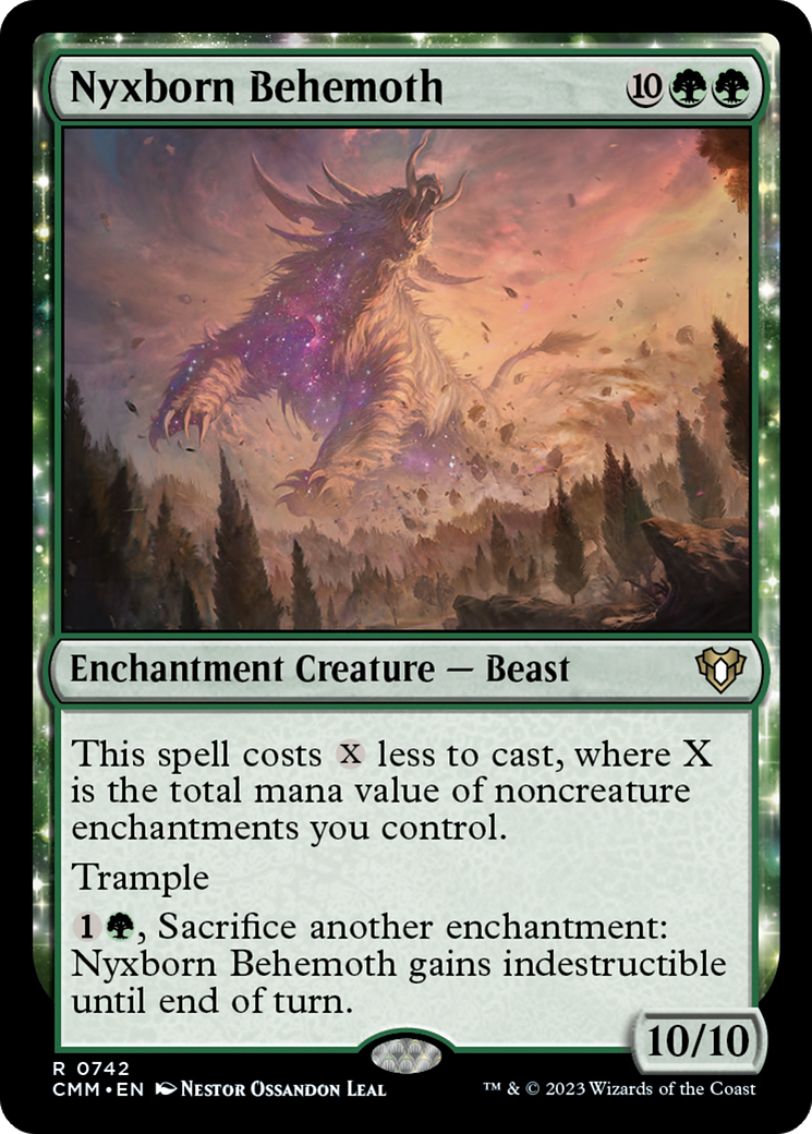 Nyxborn Behemoth (CMM-742) [Commander Masters]: (enchantment)