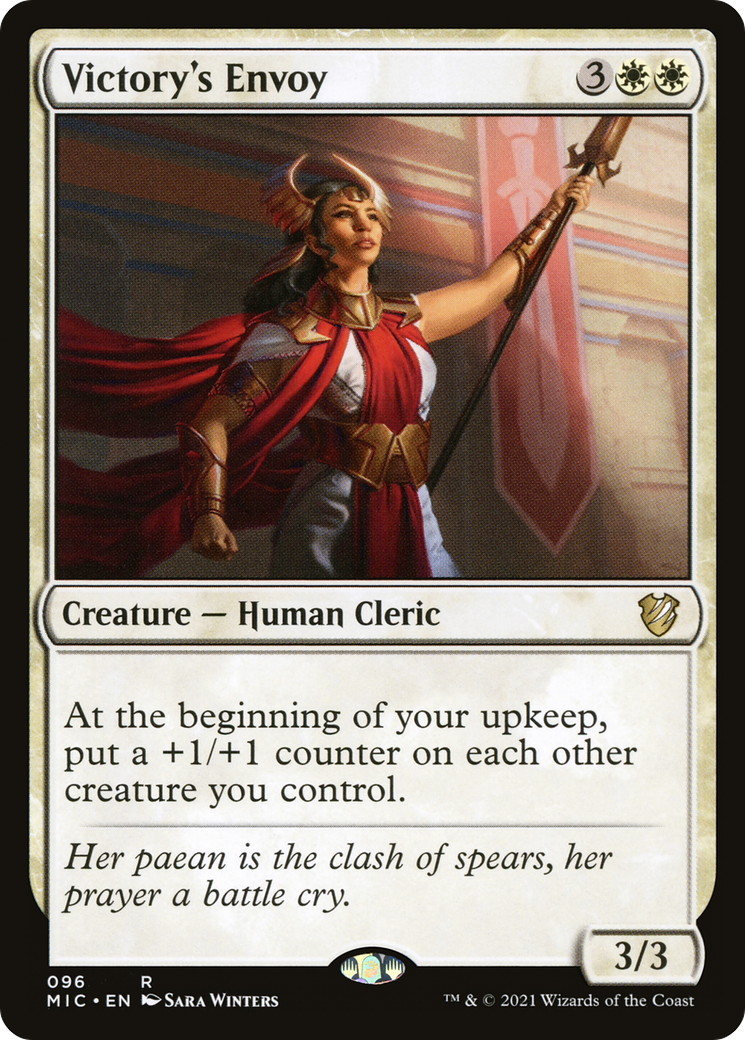 Victory's Envoy (MIC-096) [Midnight Hunt Commander]