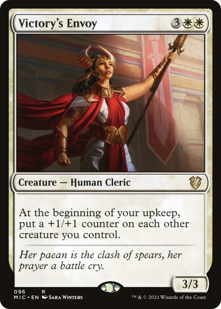 Victory's Envoy (MIC-096) [Midnight Hunt Commander]