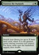 Traverse the Outlands (Extended Art) (CLB-593) [Commander Legends: Battle for Baldur's Gate]