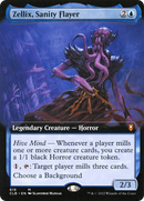 Zellix, Sanity Flayer (CLB-619) [Commander Legends: Battle for Baldur's Gate]: (Extended Art) Foil
