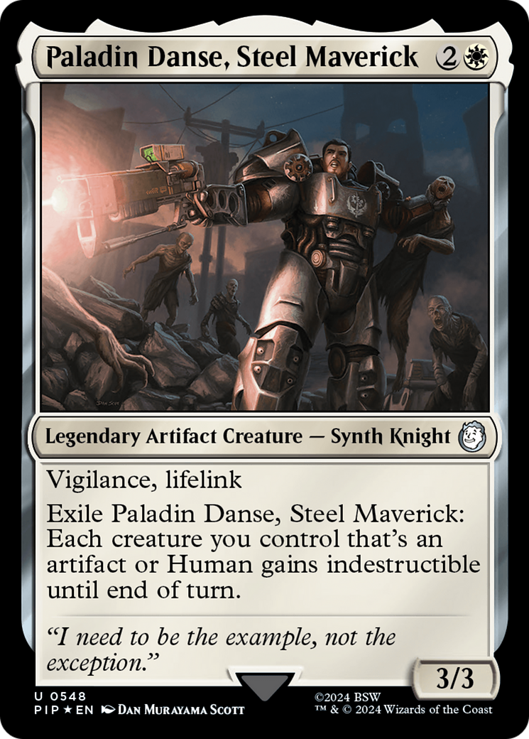 Paladin Danse, Steel Maverick (PIP-548) [Fallout] Foil
