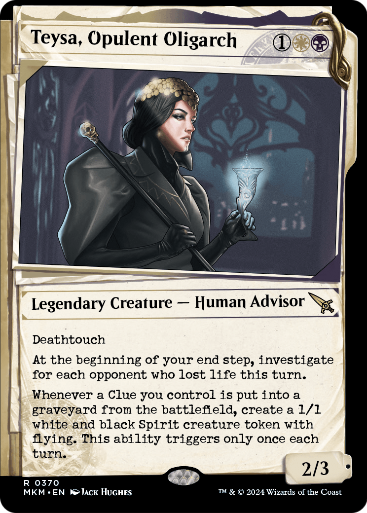Teysa, Opulent Oligarch (Showcase) (MKM-370) [Murders at Karlov Manor]