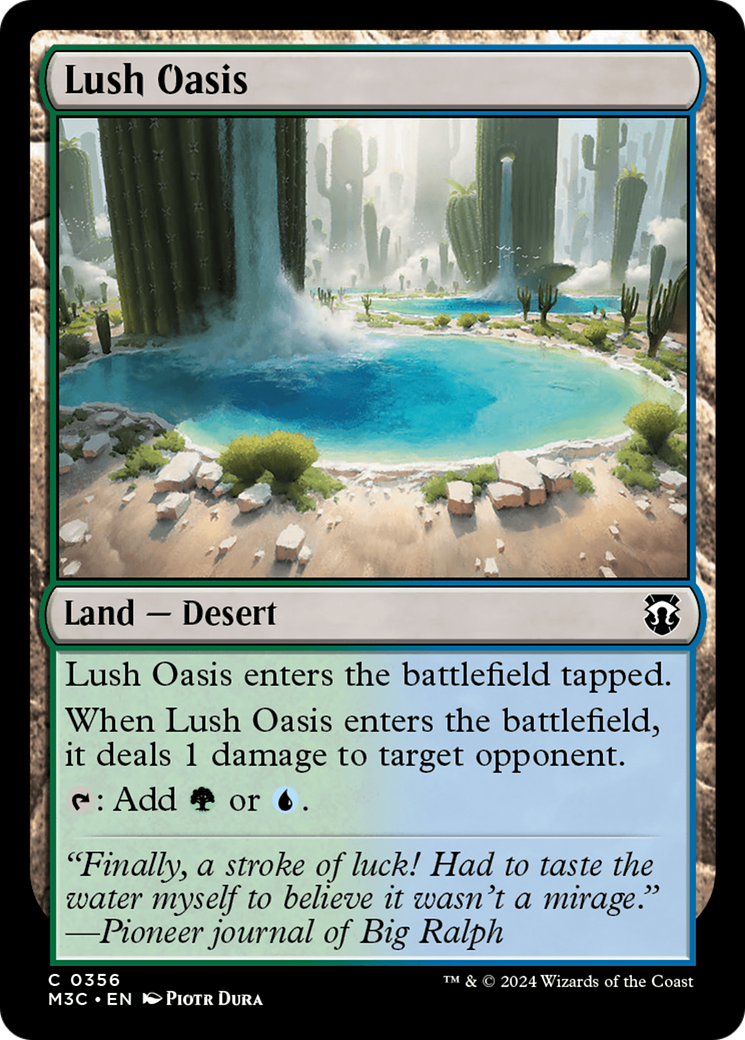 Lush Oasis (M3C-356) [Modern Horizons 3 Commander]