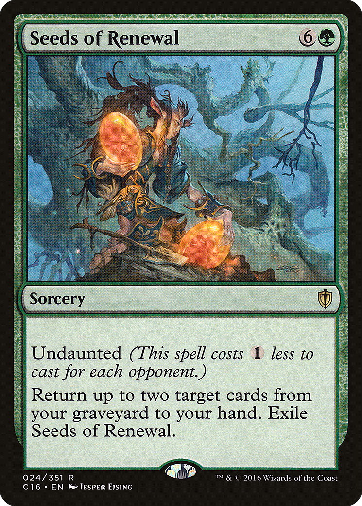 Seeds of Renewal (C16-024) [Commander 2016]