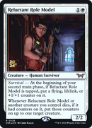 Reluctant Role Model (PRE-026) [Duskmourn: House of Horror Promos] Foil