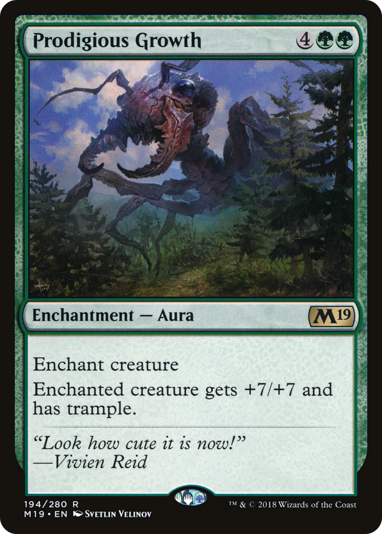 Prodigious Growth (M19-194) [Core Set 2019]