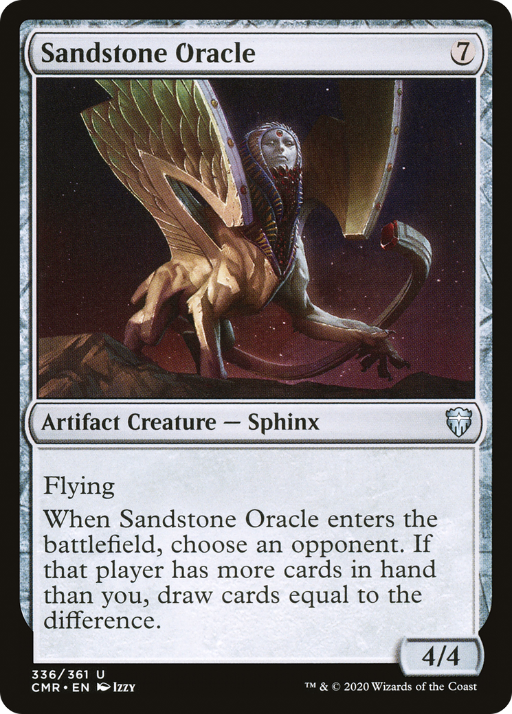 Sandstone Oracle (CMR-336) [Commander Legends] Foil