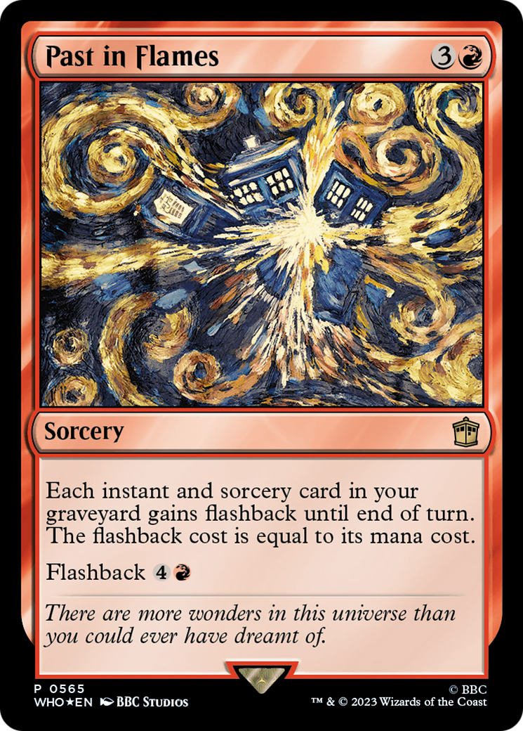 Past in Flames (LARP-565) [Doctor Who] Foil