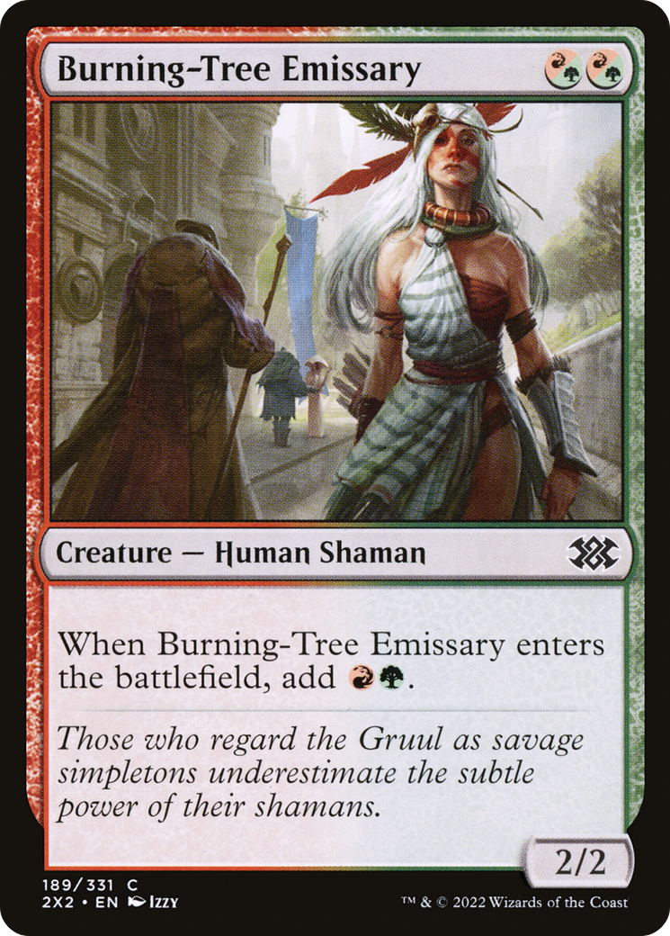 Burning-Tree Emissary (2X2-189) [Double Masters 2022]