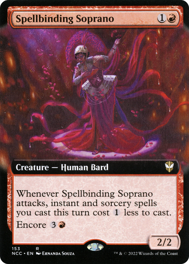 Spellbinding Soprano (Extended Art) (NCC-153) [New Capenna Commander]