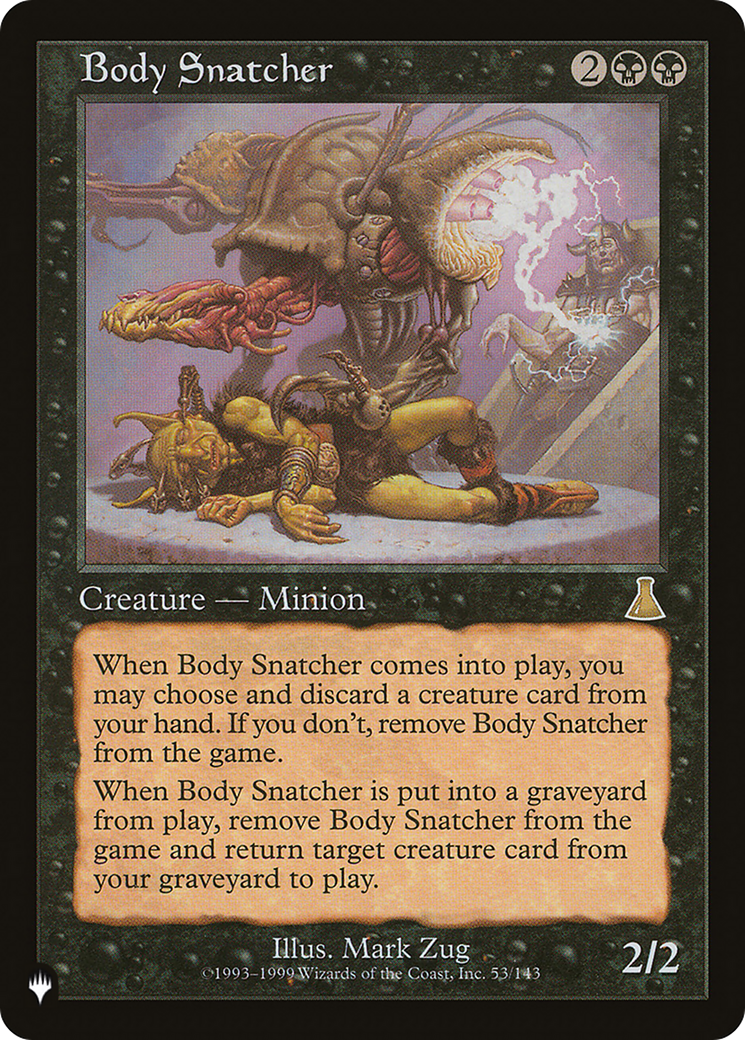 Body Snatcher (LIST-UDS-53) [The List]