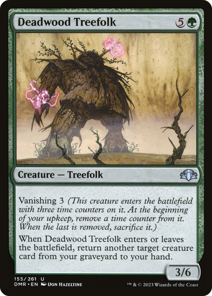 Deadwood Treefolk (DMR-155) [Dominaria Remastered] Foil