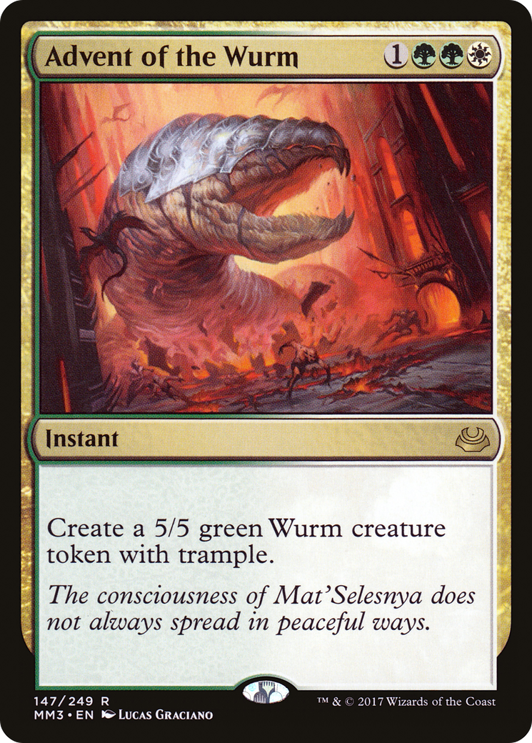 Advent of the Wurm (MM3-147) [Modern Masters 2017]