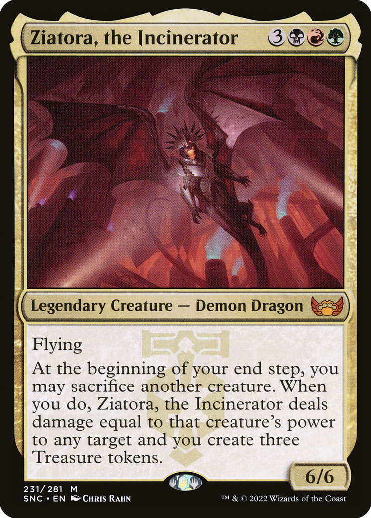 Ziatora, the Incinerator (SNC-231) [Streets of New Capenna]