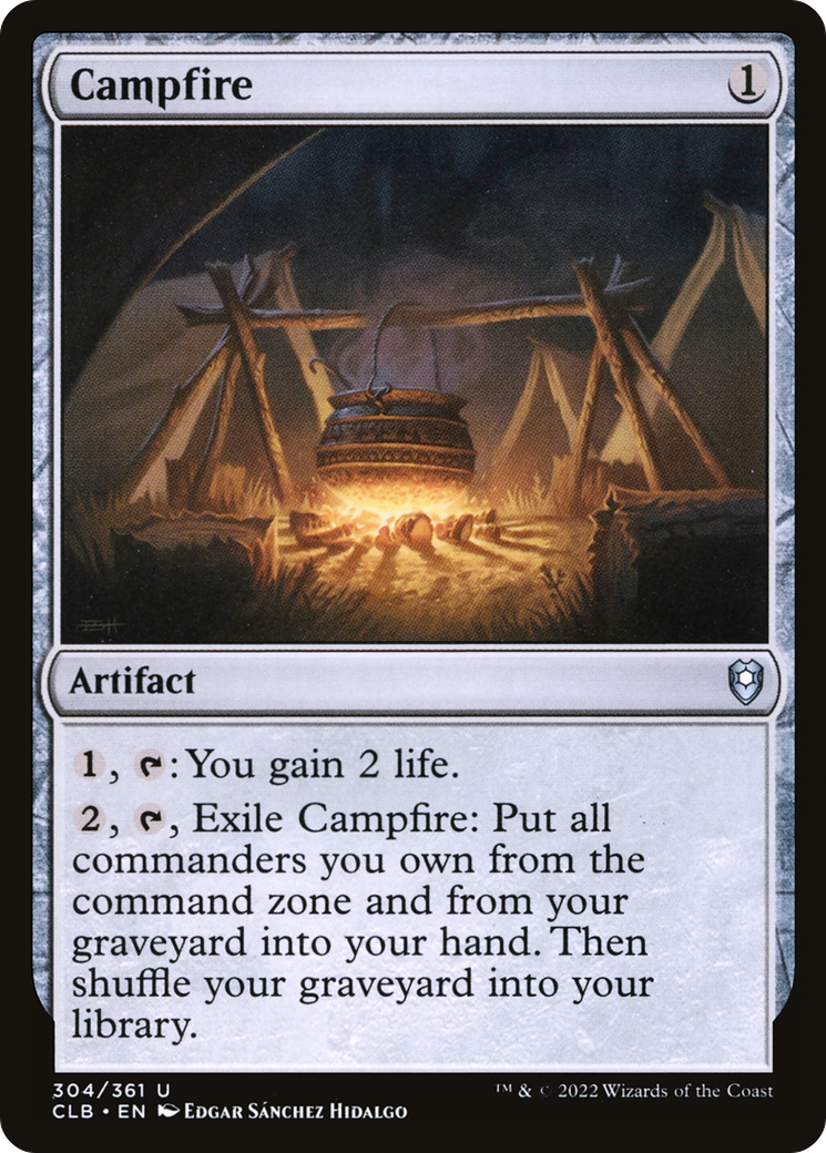 Campfire (CLB-304) [Commander Legends: Battle for Baldur's Gate] Foil