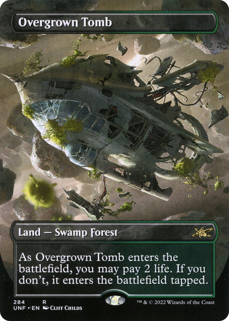 Overgrown Tomb (Borderless) (UNF-284) [Unfinity]