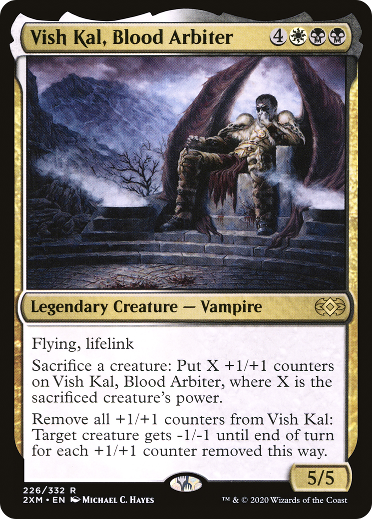 Vish Kal, Blood Arbiter (2XM-226) [Double Masters] Foil